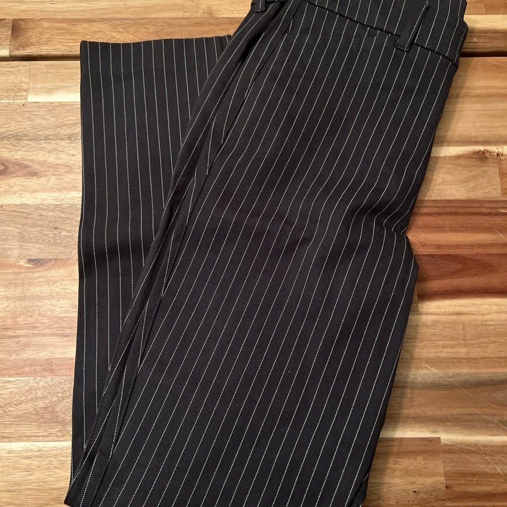 Old Navy Charcoal Pinstripe Pants
